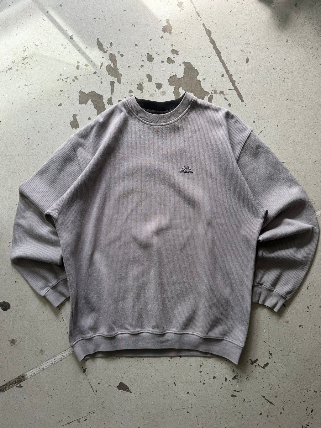Kappa | ribbet sweatshirt | grå | L