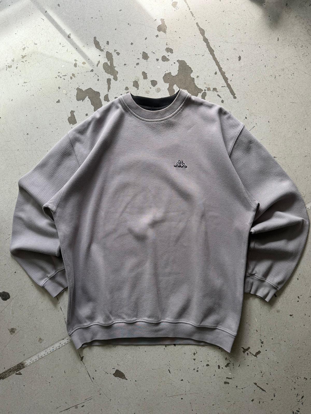 Kappa | ribbet sweatshirt | grå | L