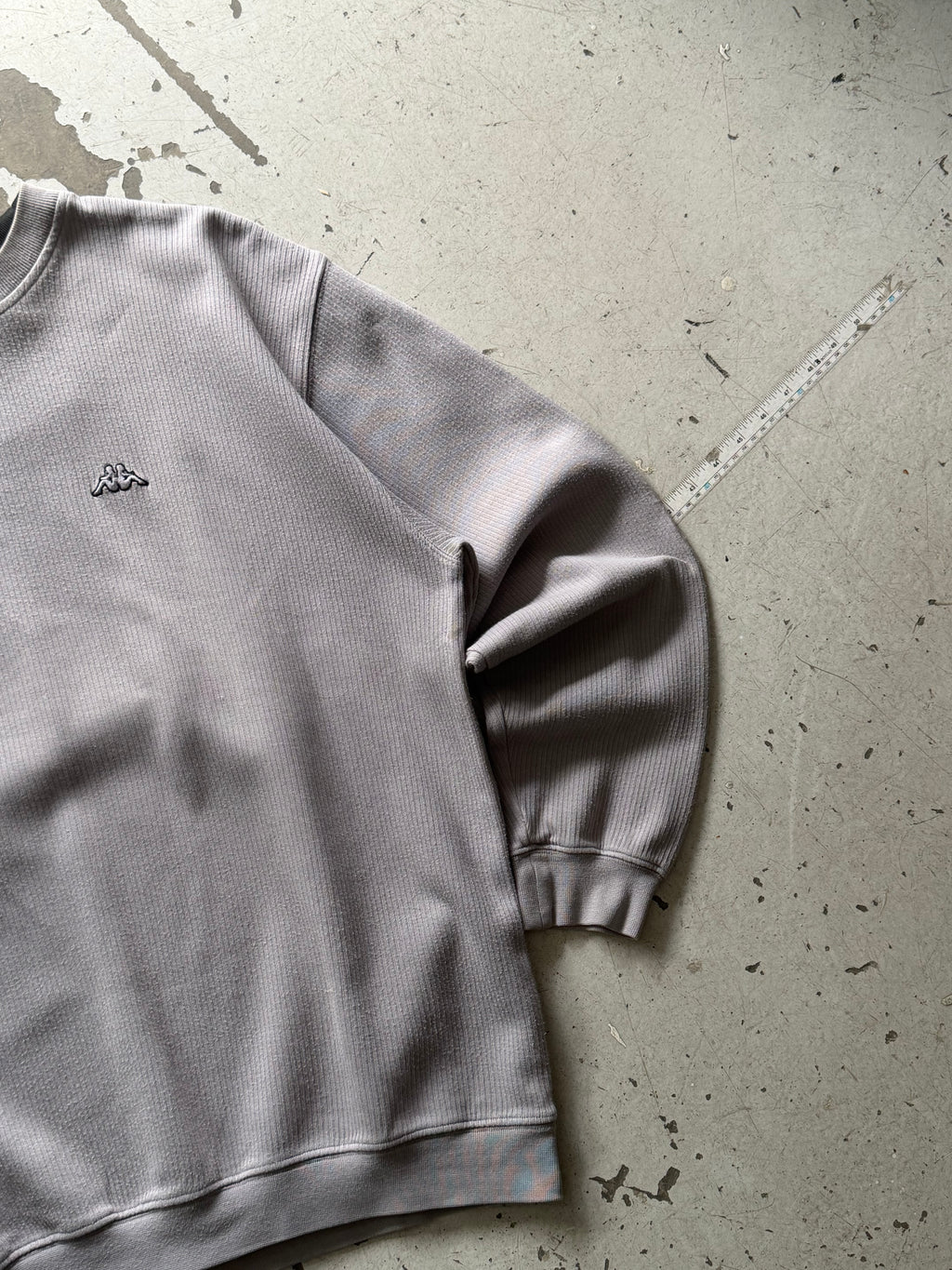Kappa | ribbet sweatshirt | grå | L