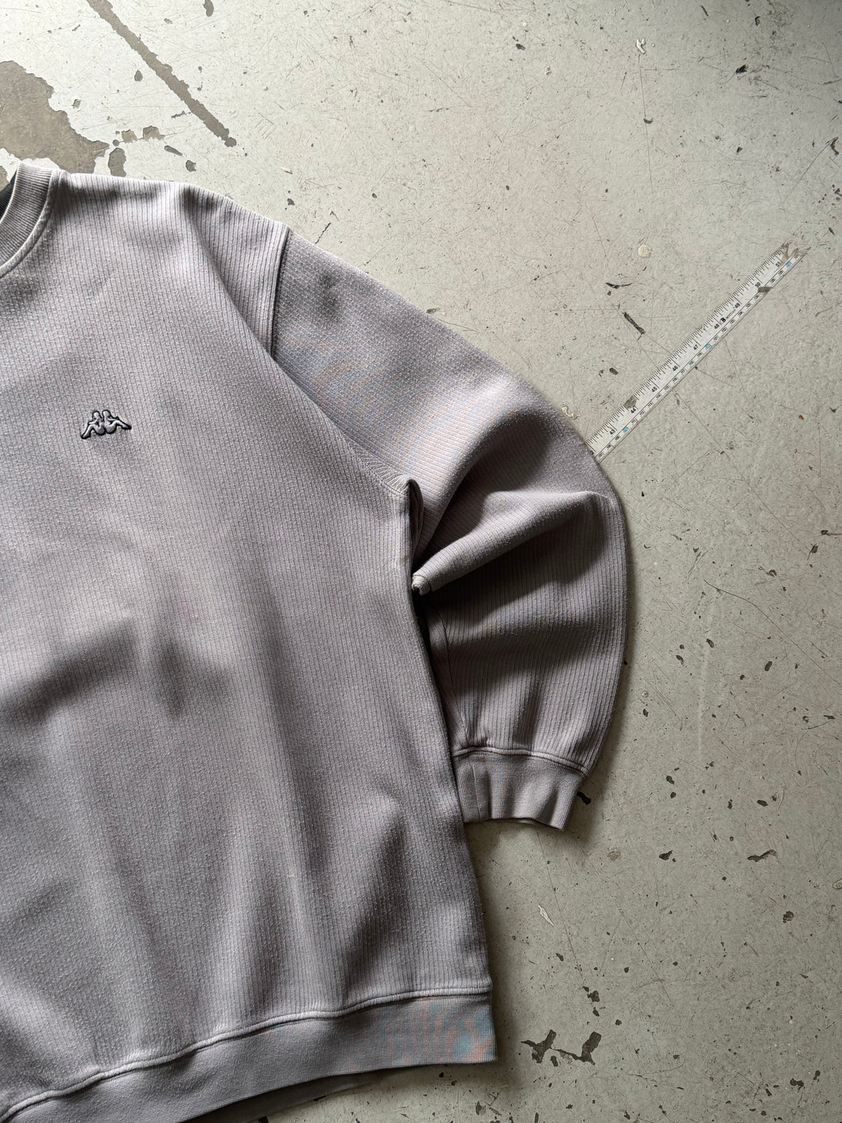 Kappa | ribbet sweatshirt | grå | L