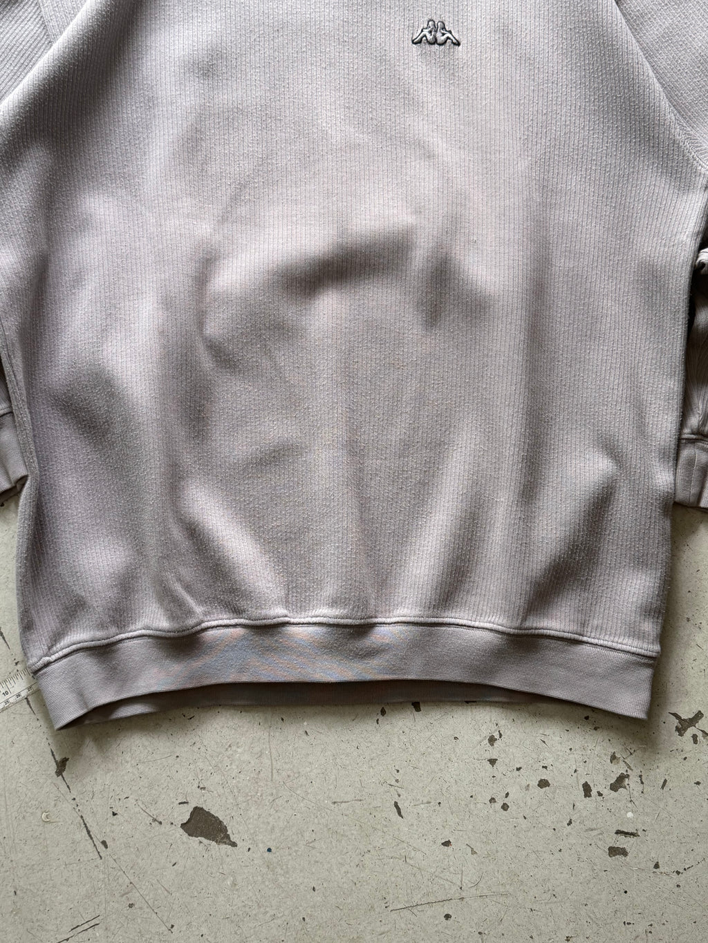Kappa | ribbet sweatshirt | grå | L