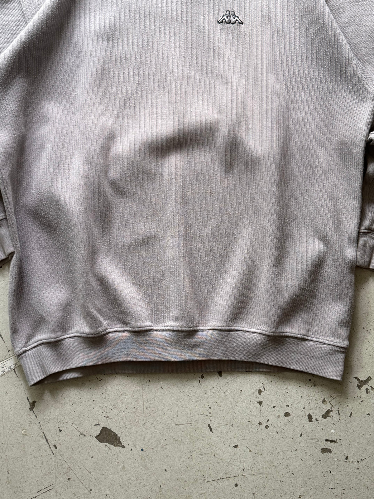Kappa | ribbet sweatshirt | grå | L