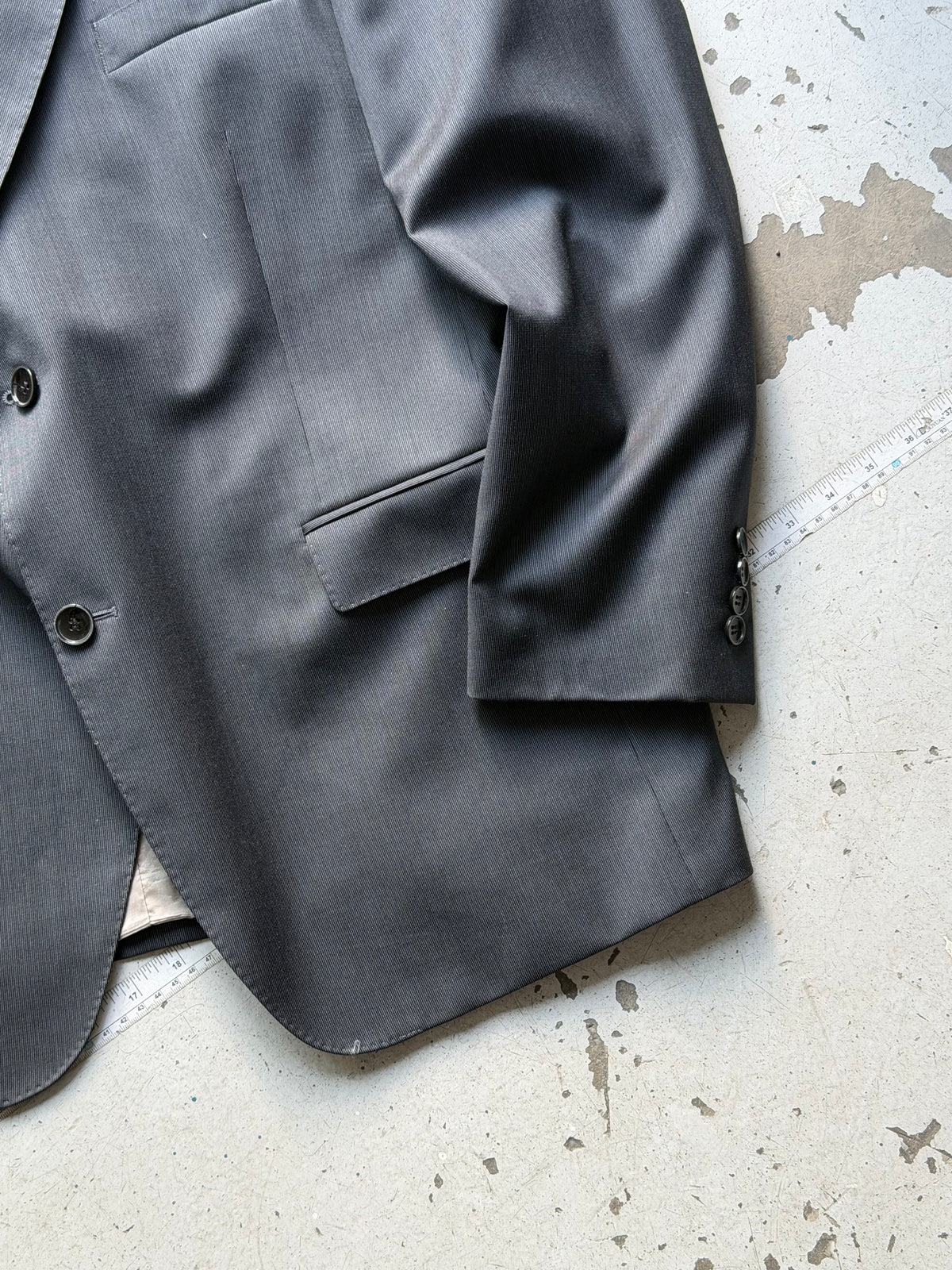 Vintage Blazer | Mørkegrå | M/L