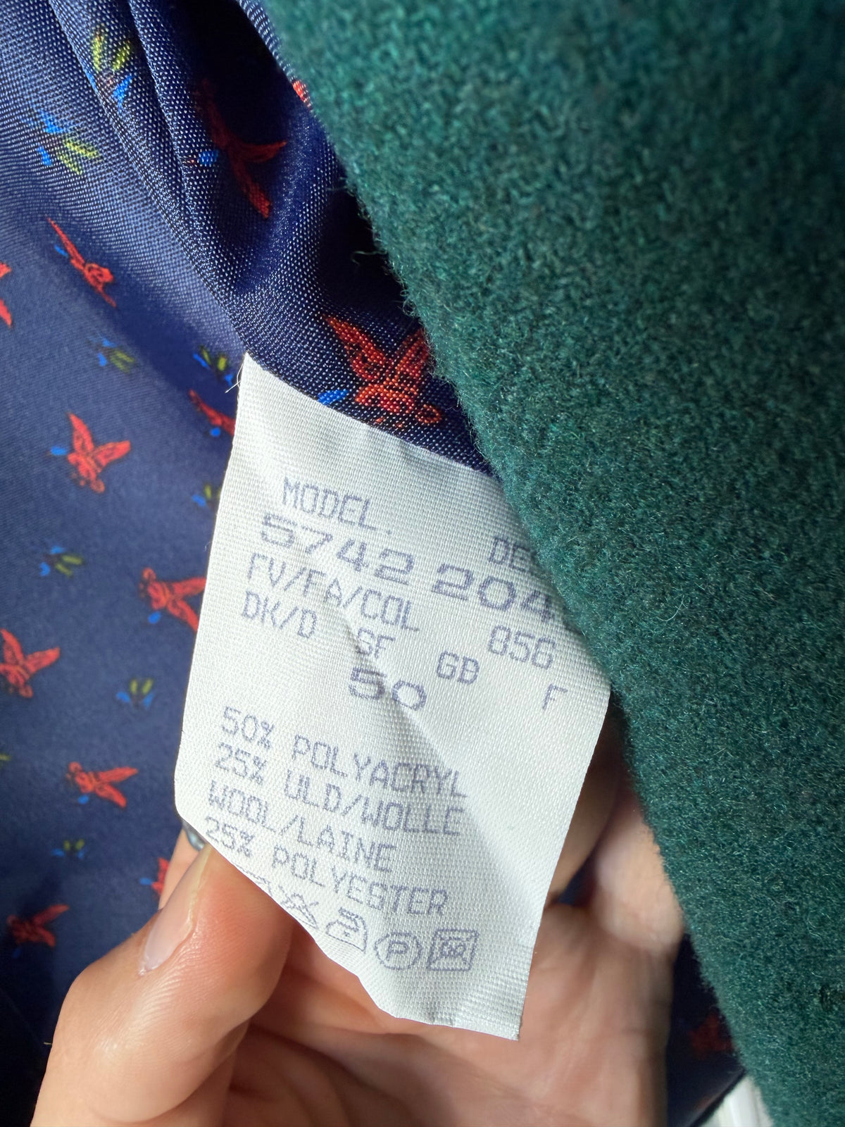 Wharf Club | Vintage golf blazer | Mørkegrøn | M