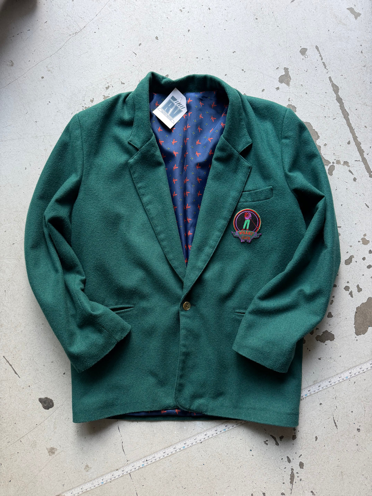 Wharf Club | Vintage golf blazer | Mørkegrøn | M