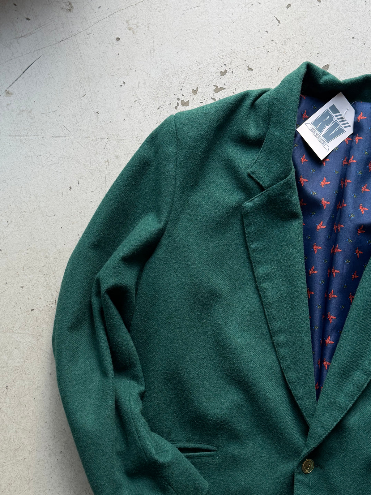 Wharf Club | Vintage golf blazer | Mørkegrøn | M
