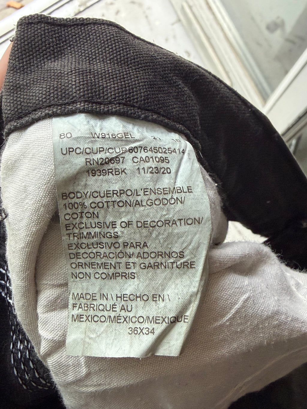 Dickies | Carpenter Workwear Bukser | Sort | W36/L34