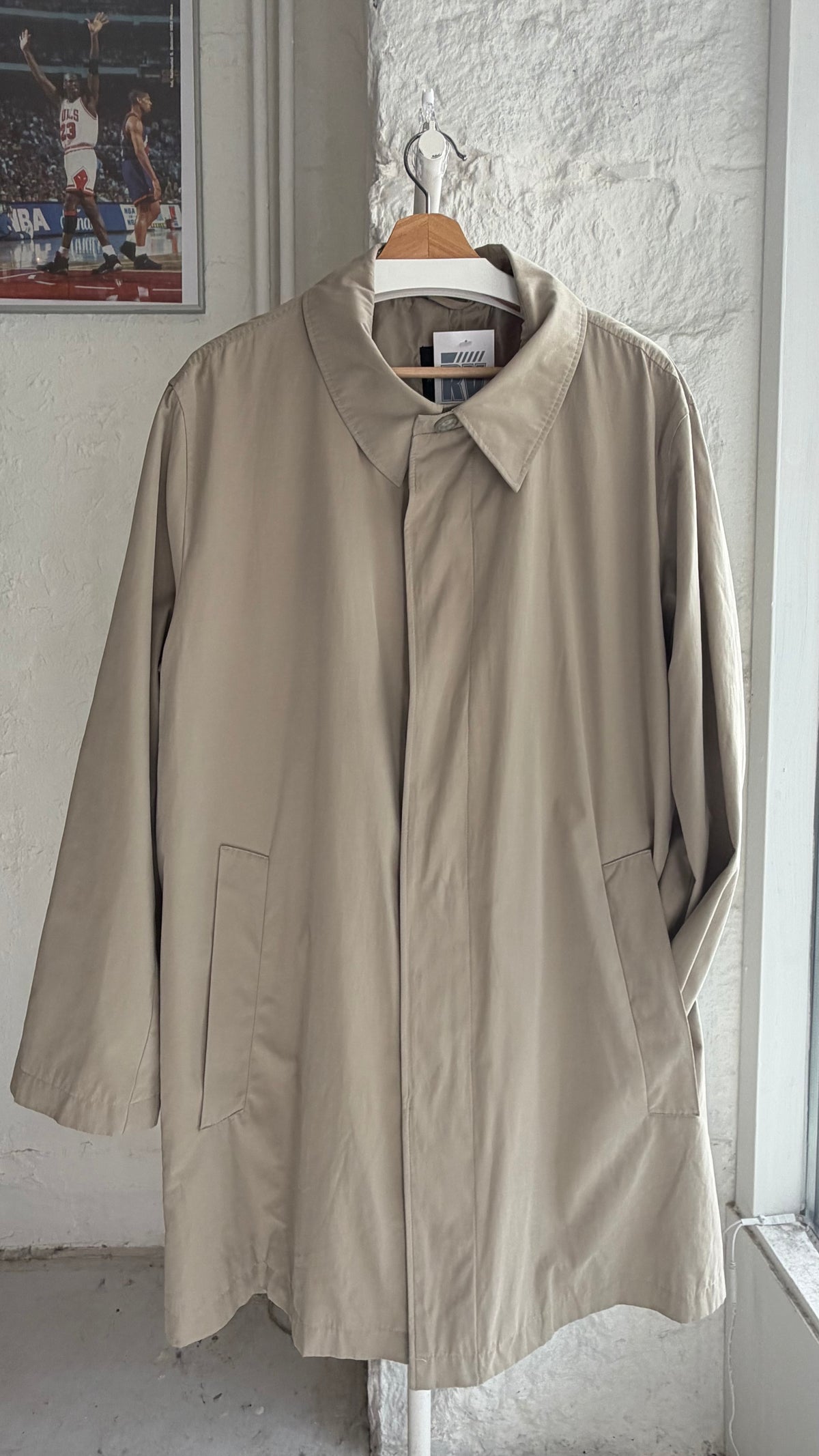 Royal Class | klassisk trenchcoat | beige | str. 56
