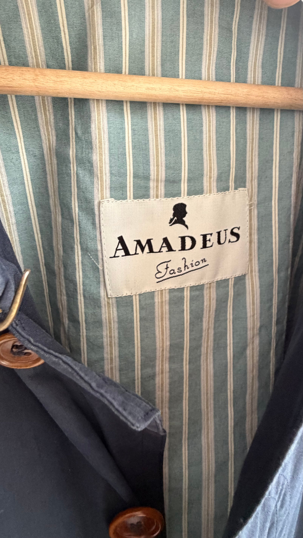 Vintage trenchcoat | Navy | Large / XL