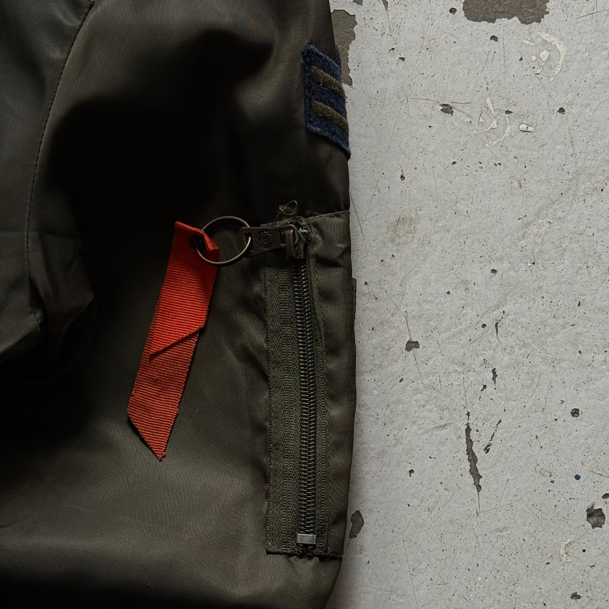 Phat Farm | Bomberjakke / MA-1 | Army grøn | Large