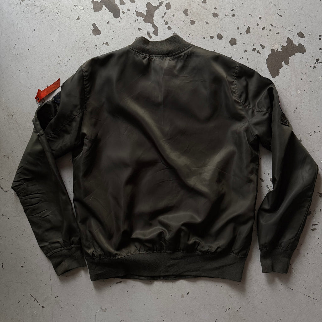 Phat Farm | Bomberjakke / MA-1 | Army grøn | Large