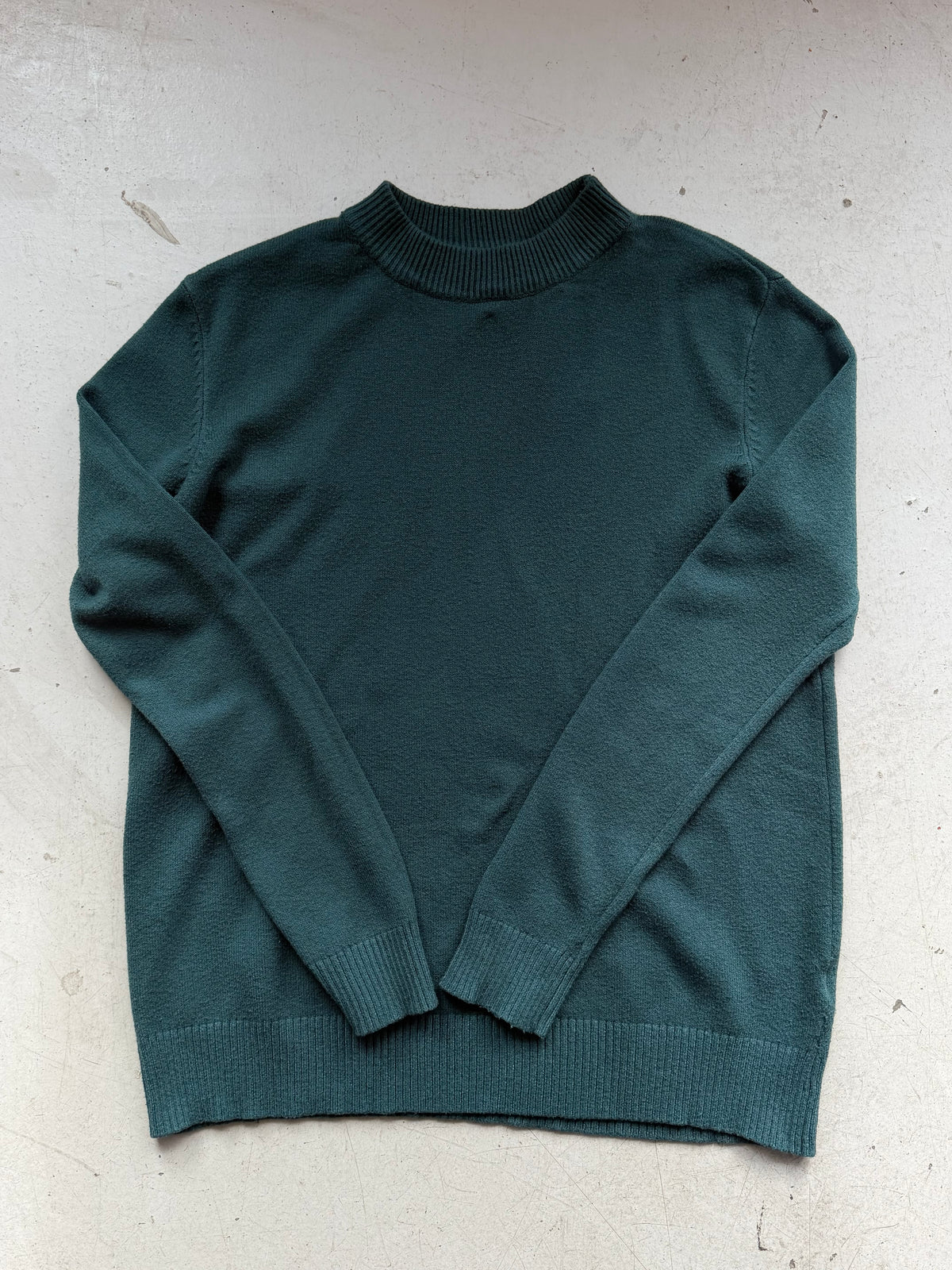 Vintage Striktrøje | Mørkegrøn | Medium