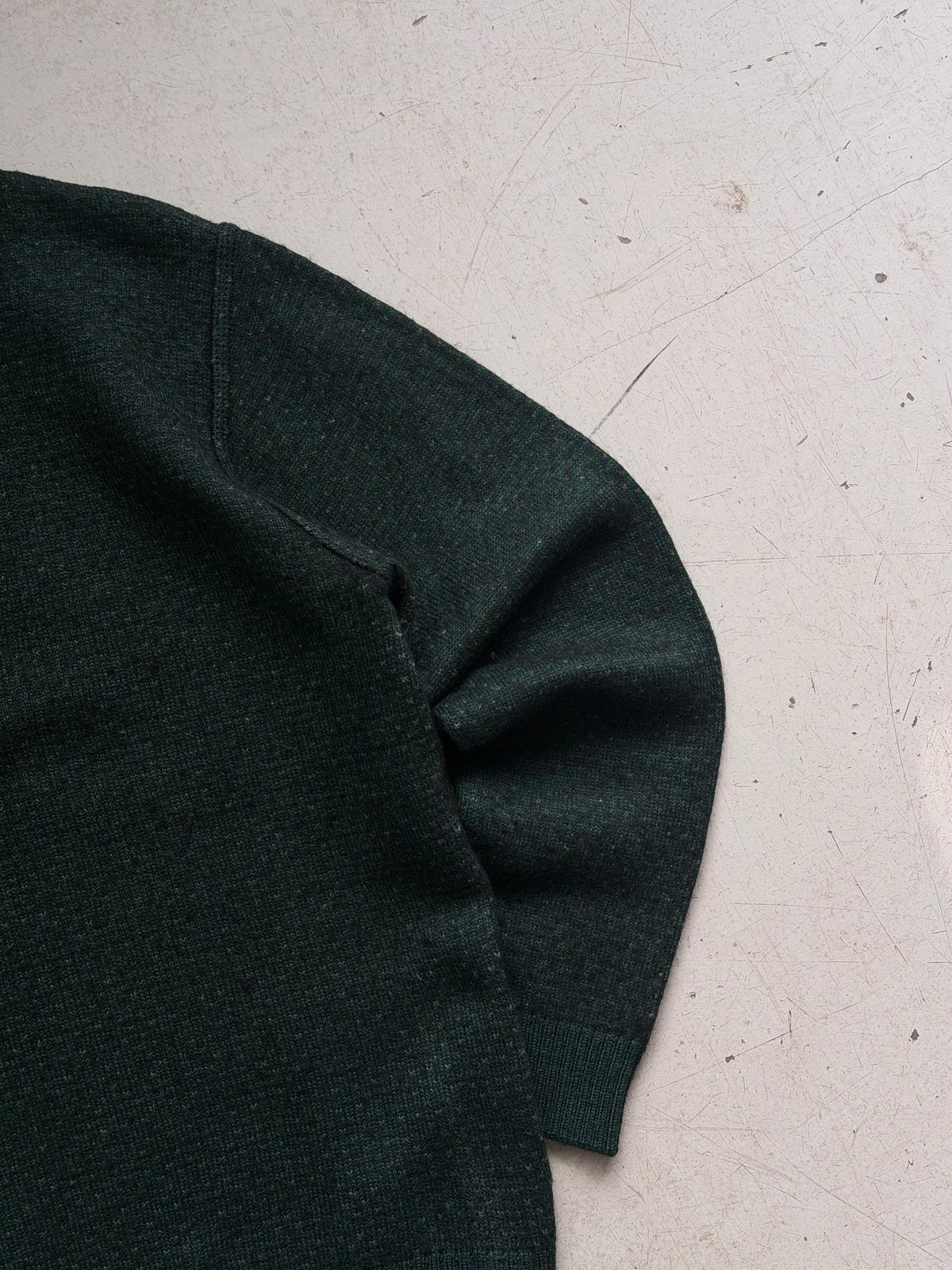 Piermont Classique | 1/4 Zip Striktrøje | Mørkegrøn | Medium