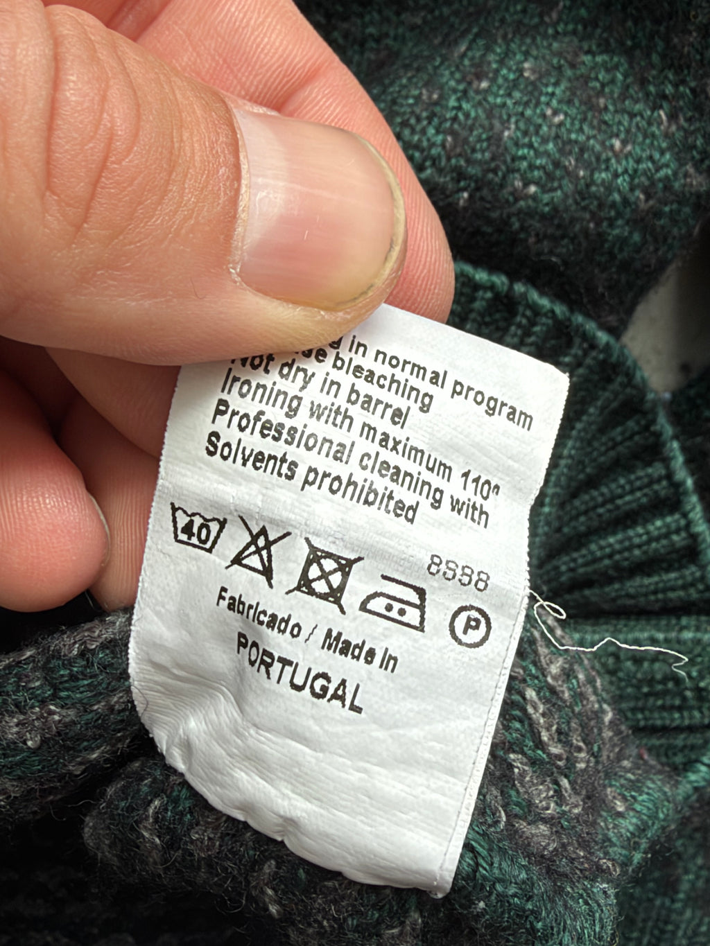 Piermont Classique | 1/4 Zip Striktrøje | Mørkegrøn | Medium