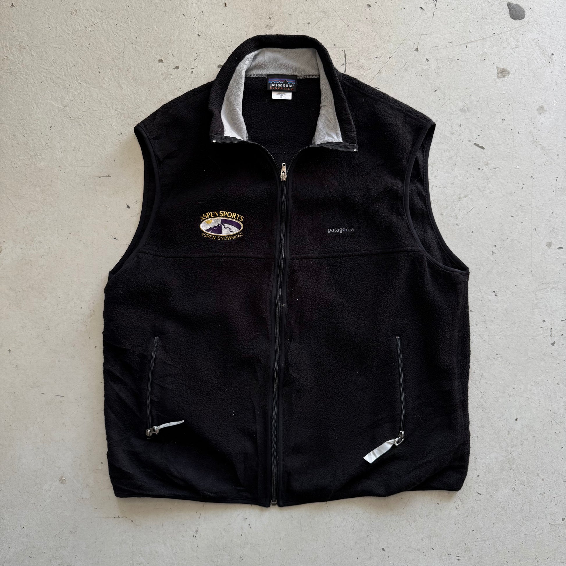Patagonia | Fleece vest (Synchilla) | Sort | XL