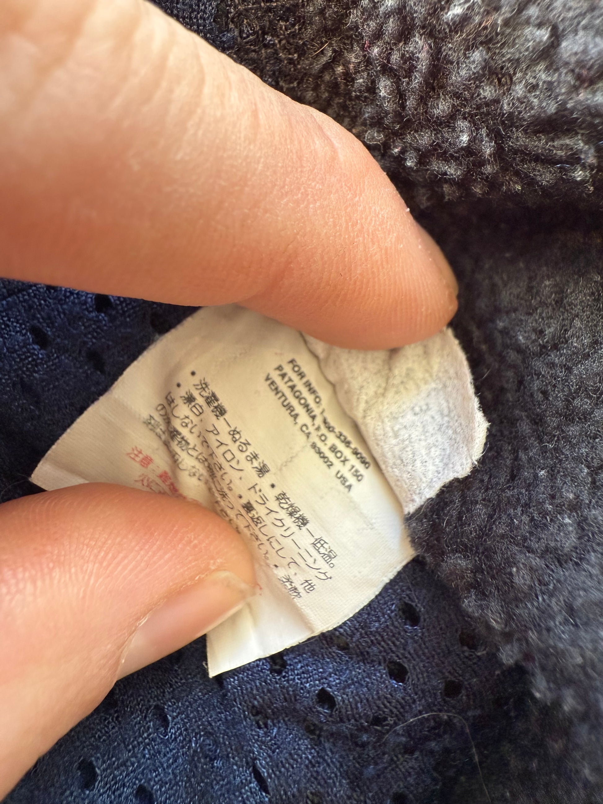 Patagonia | Fleece jakke | Sort | Medium