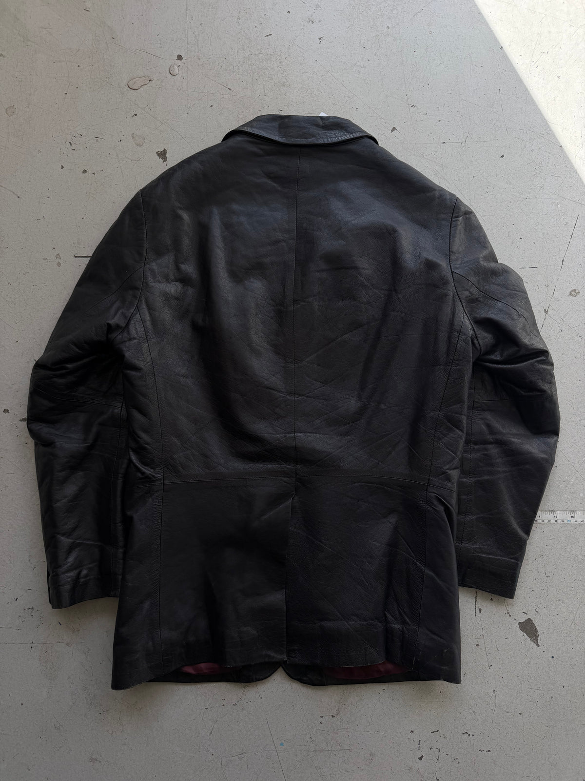 Maty Pellicceria | Læderblazer | Sort | M
