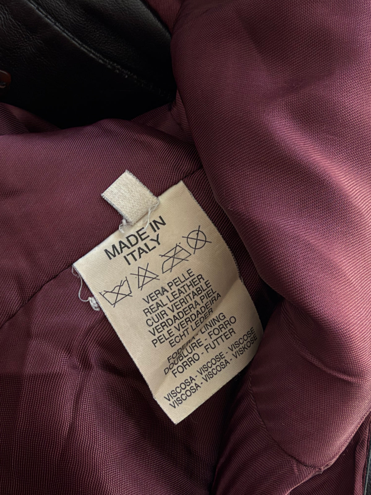 Maty Pellicceria | Læderblazer | Sort | M