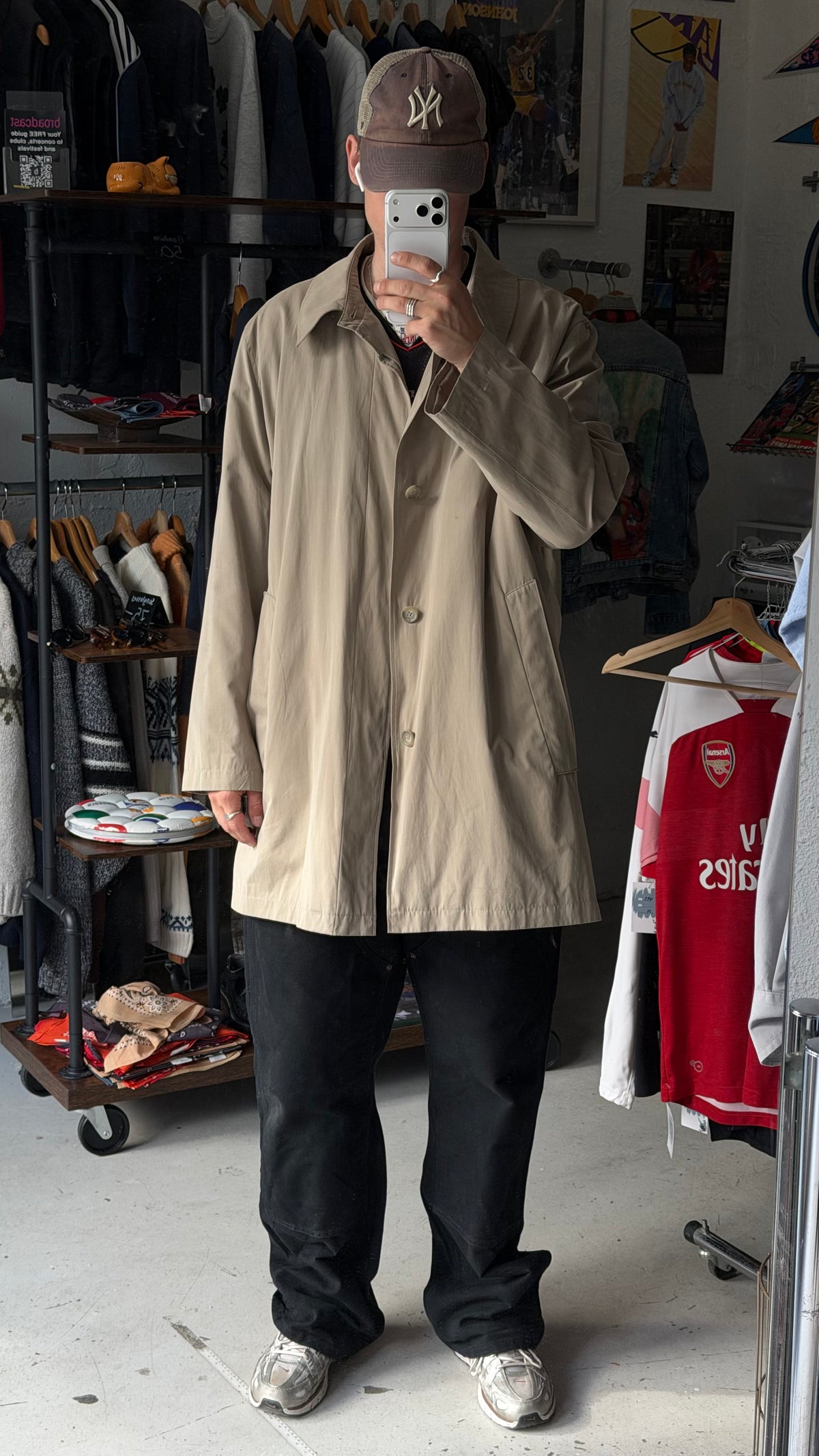 Royal Class | klassisk trenchcoat | beige | str. 56