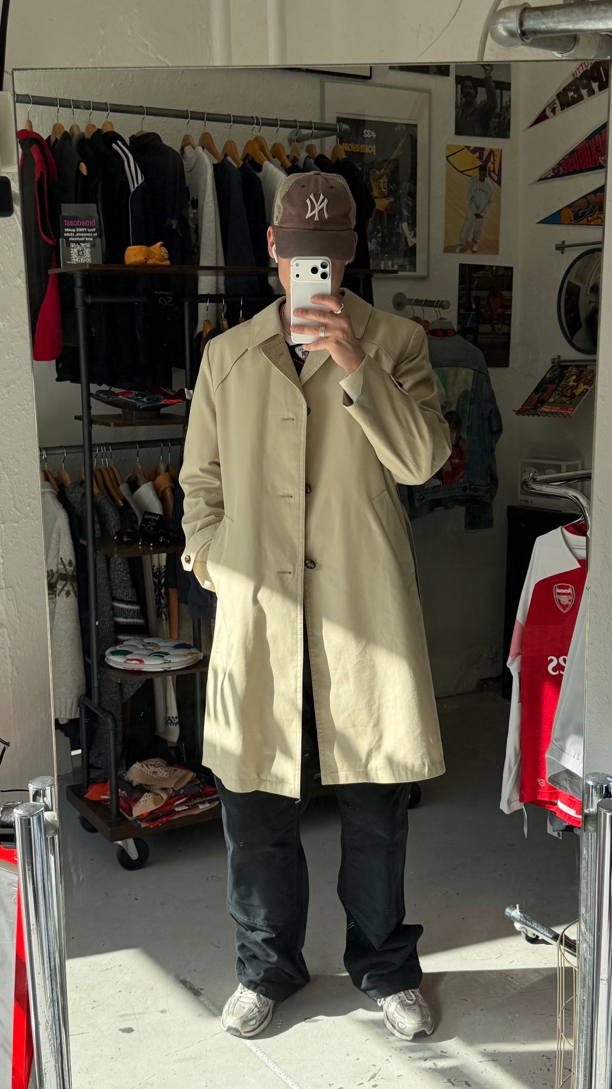 Vintage | trenchcoat | beige | Medium