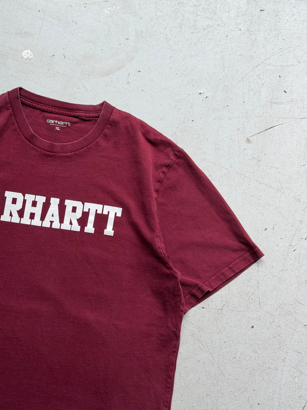 Carhartt | Logo T-shirt | Bordeaux | L