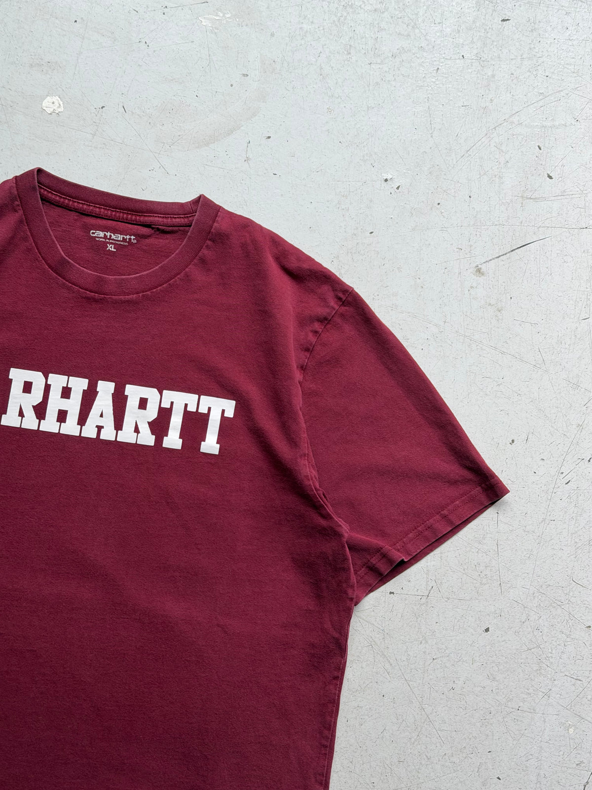 Carhartt | Logo T-shirt | Bordeaux | L