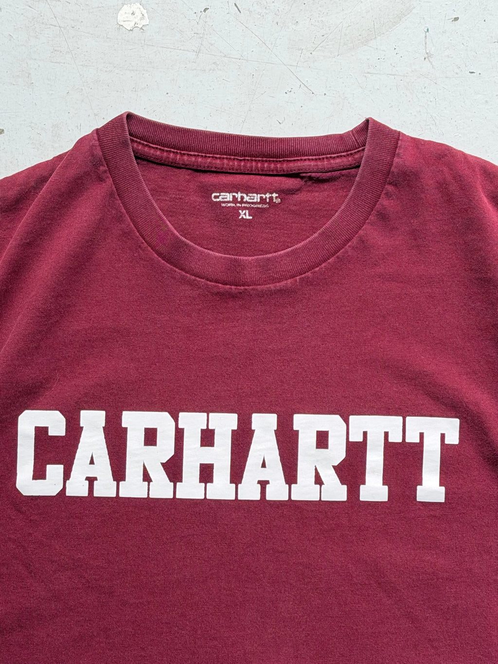 Carhartt | Logo T-shirt | Bordeaux | L