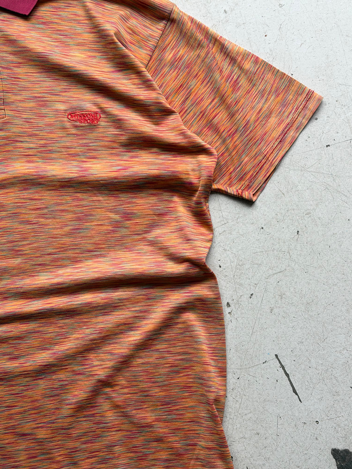 Missoni Sport | Vintage poloshirt | Orange multicolor | M