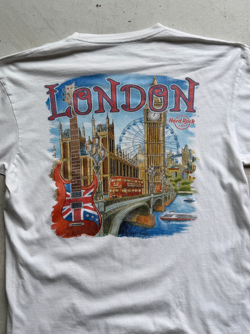 Hard Rock Cafe | London Graphic T-shirt | Hvid | L