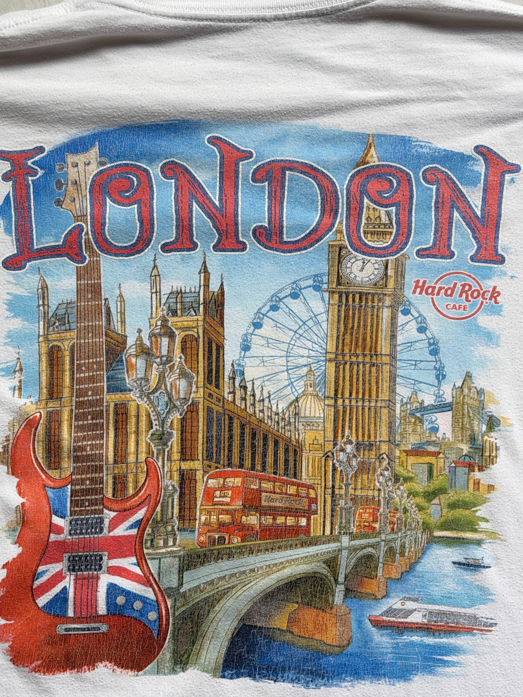 Hard Rock Cafe | London Graphic T-shirt | Hvid | L