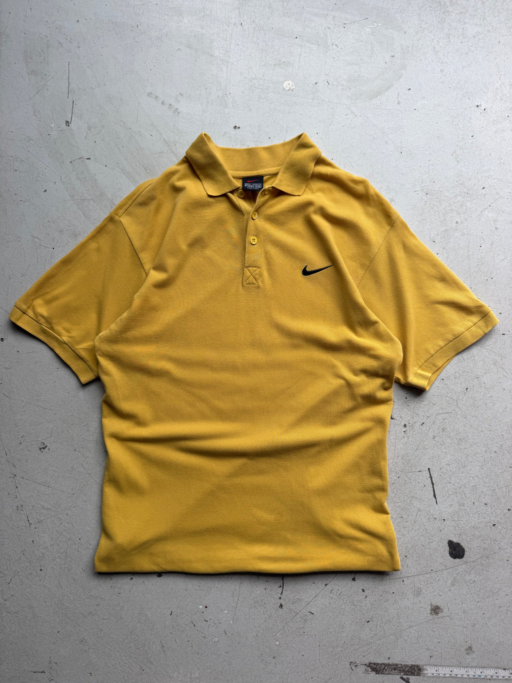 Nike | Vintage poloshirt | Sennepsgul | S