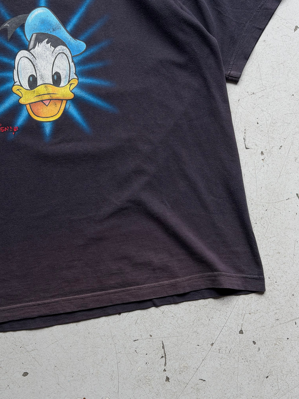 Disney | Anders And Graphic T-shirt | Sort | M