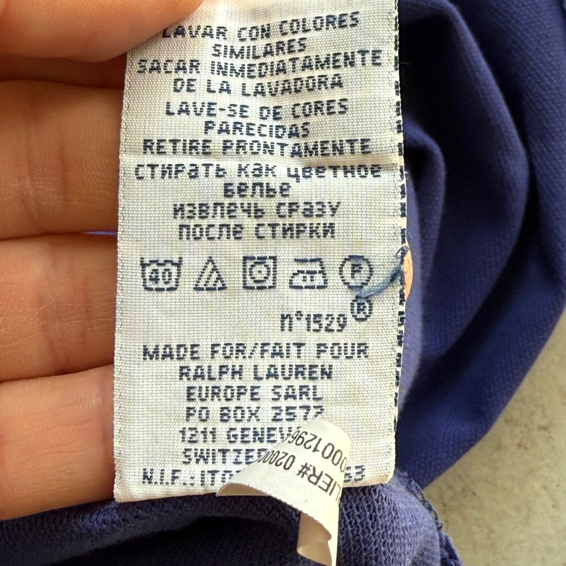 Ralph Lauren | Polo | Blå | S