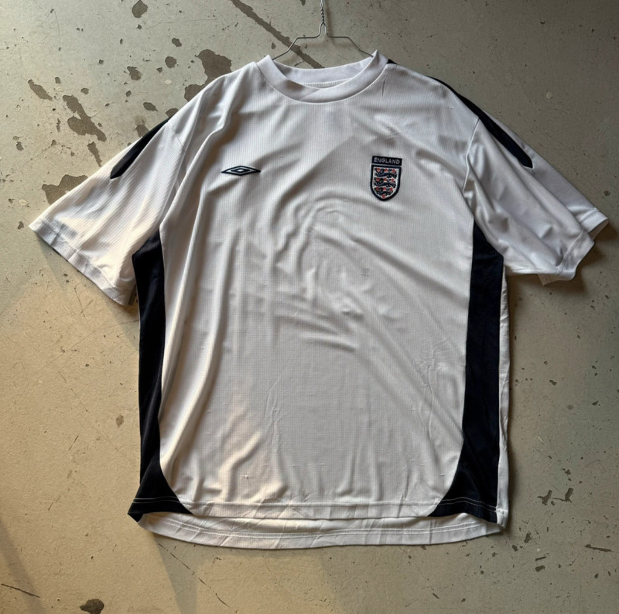Umbro England | Fodboldtrøje | Hvid | XL