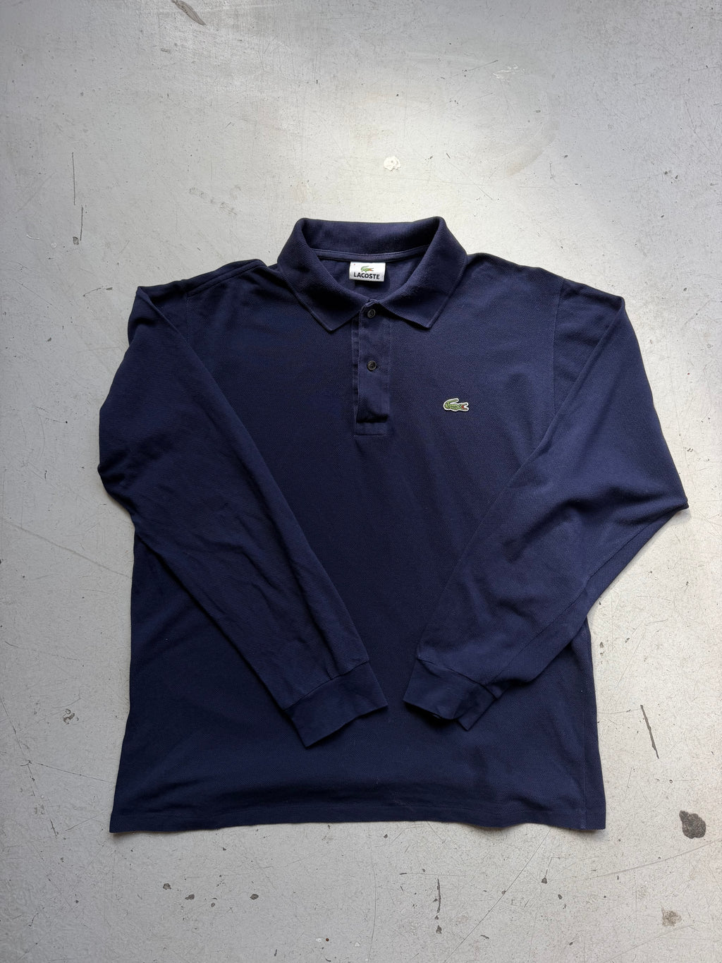 Lacoste | Langærmet poloshirt | Navy | M