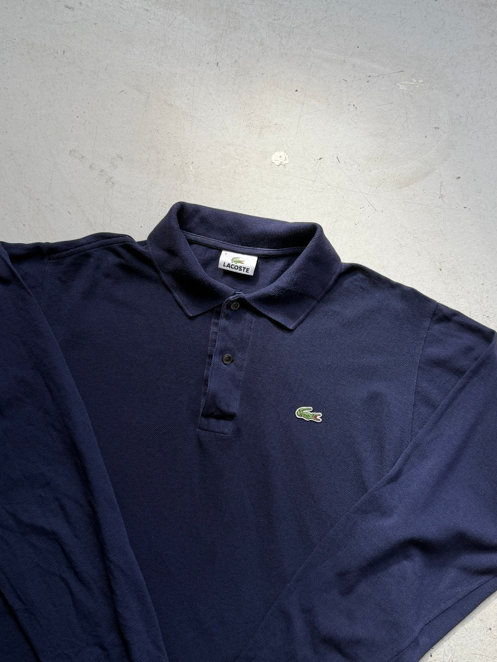 Lacoste | Langærmet poloshirt | Navy | M