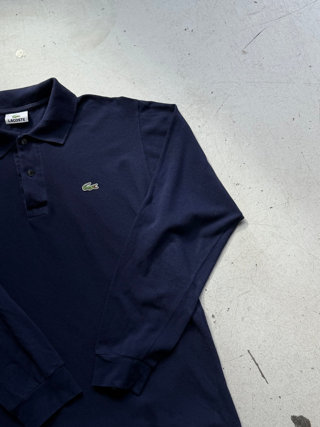 Lacoste | Langærmet poloshirt | Navy | M