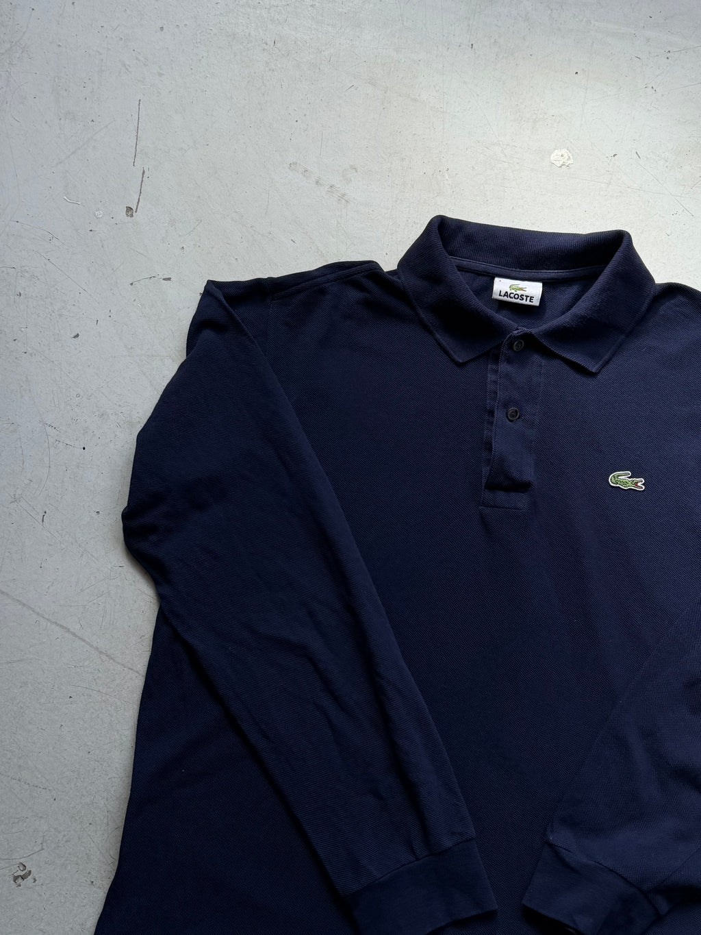 Lacoste | Langærmet poloshirt | Navy | M