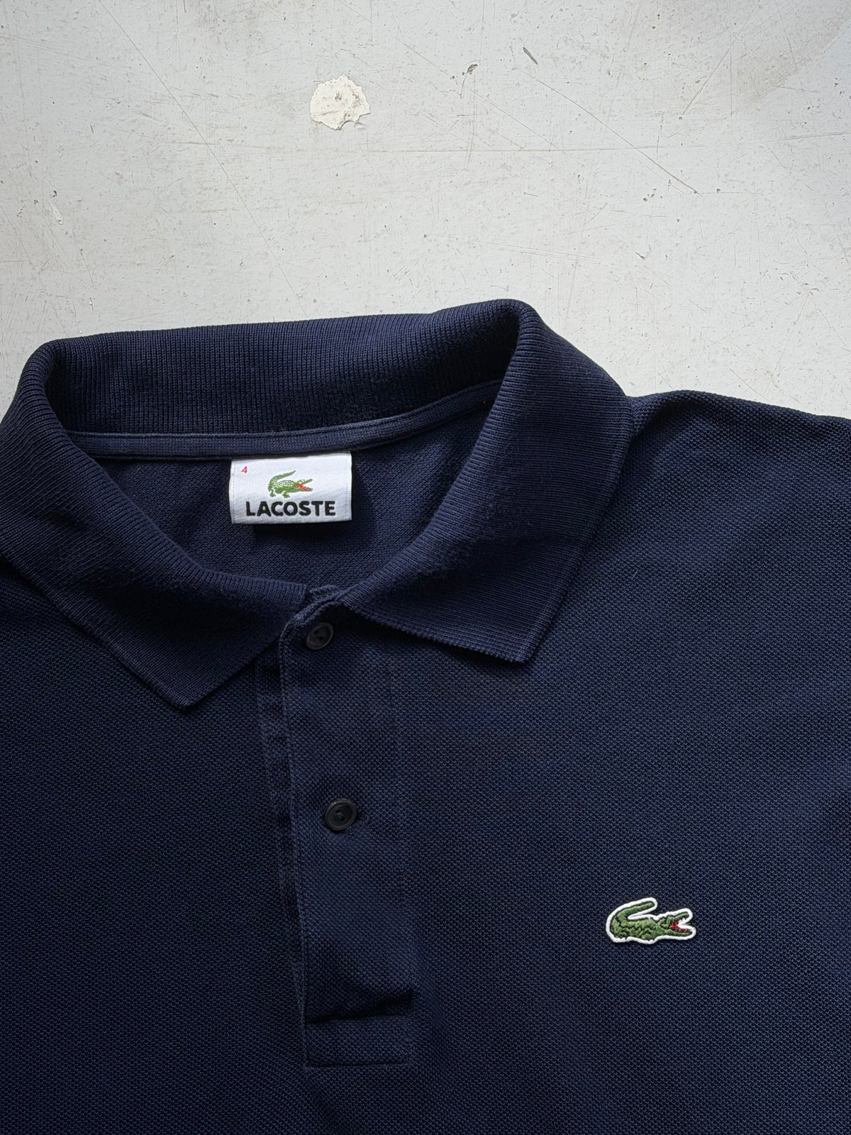 Lacoste | Langærmet poloshirt | Navy | M