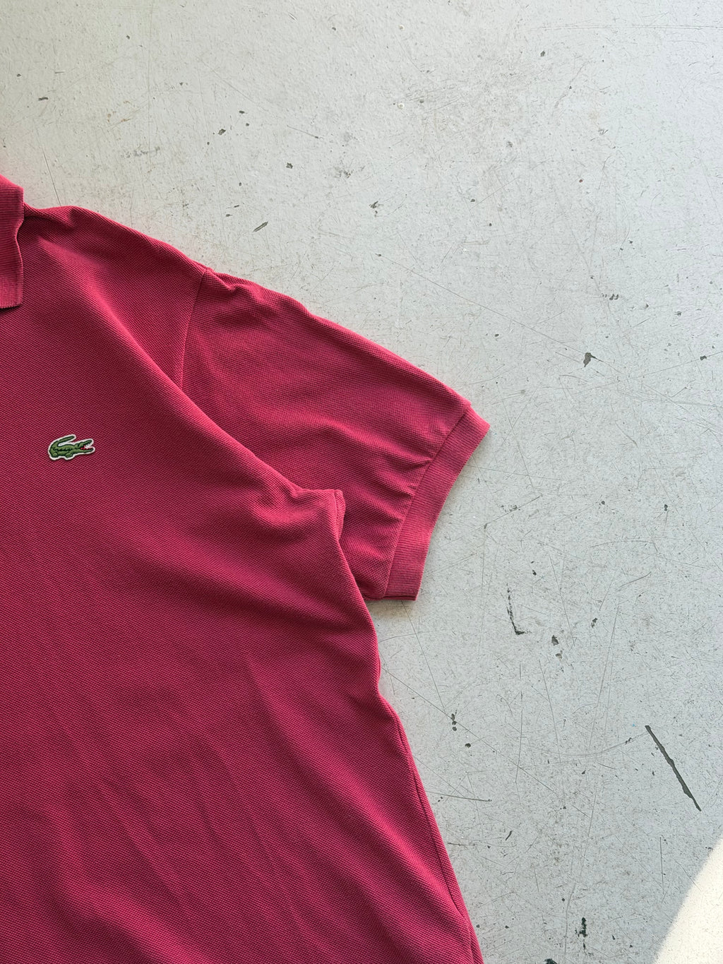Lacoste | Vintage poloshirt | Bordeaux | M