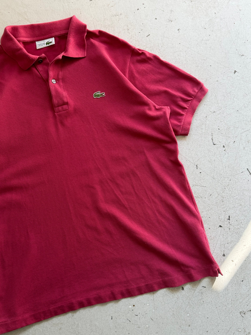 Lacoste | Vintage poloshirt | Bordeaux | M