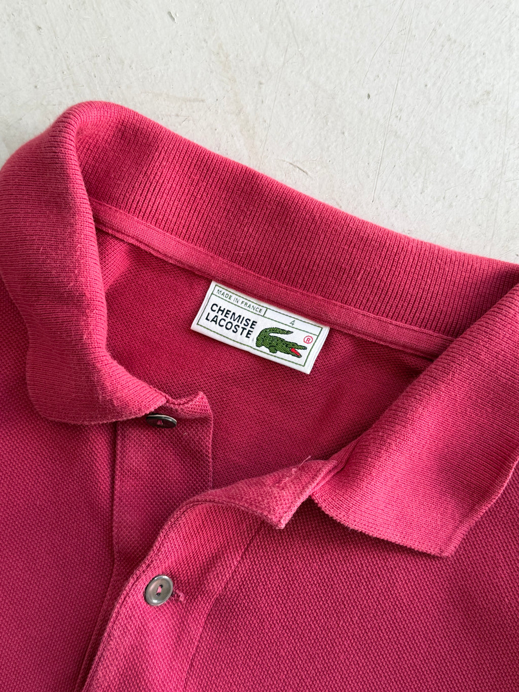 Lacoste | Vintage poloshirt | Bordeaux | M