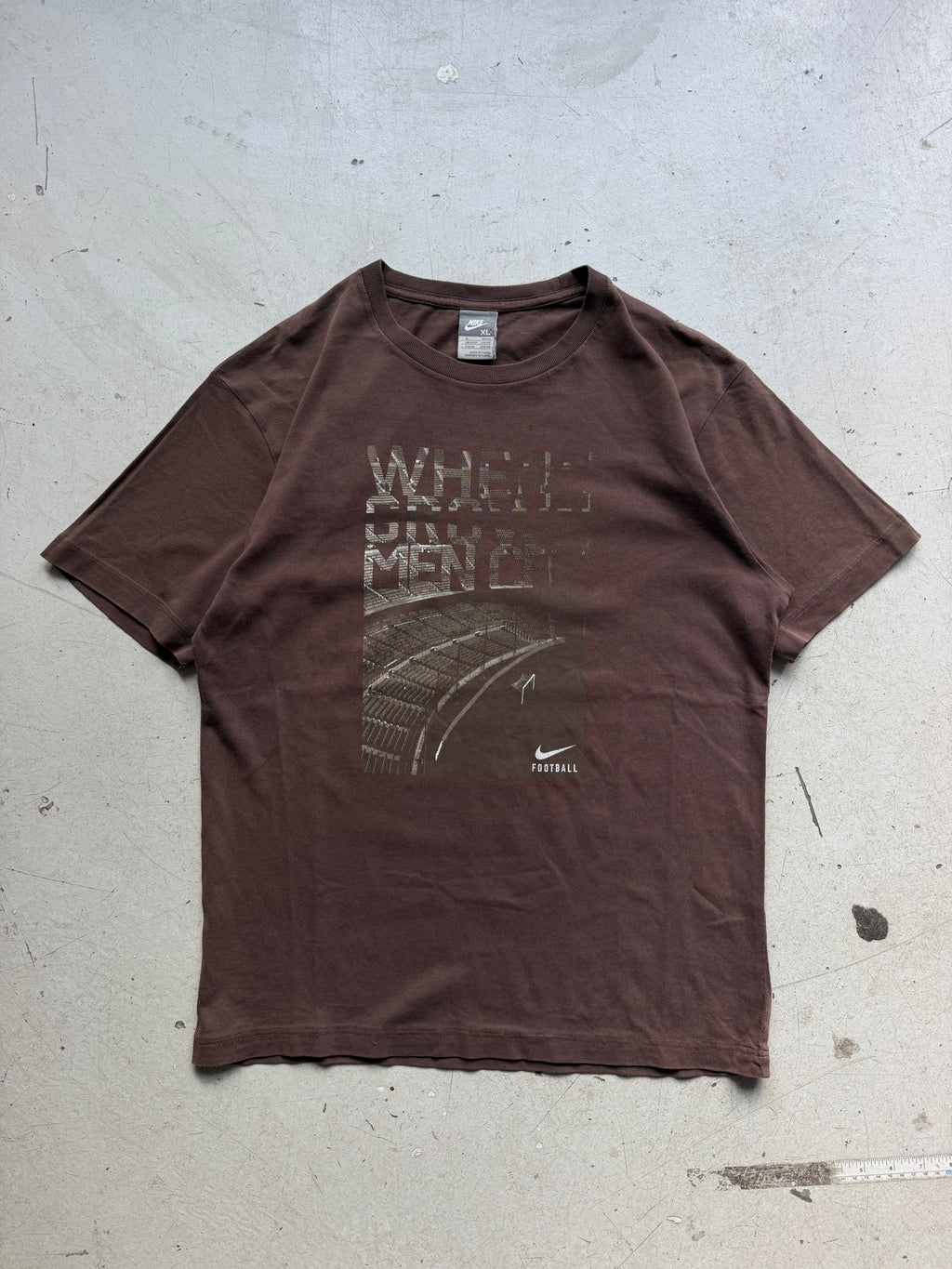 Nike Football | Graphic T-shirt | Brun | S/M