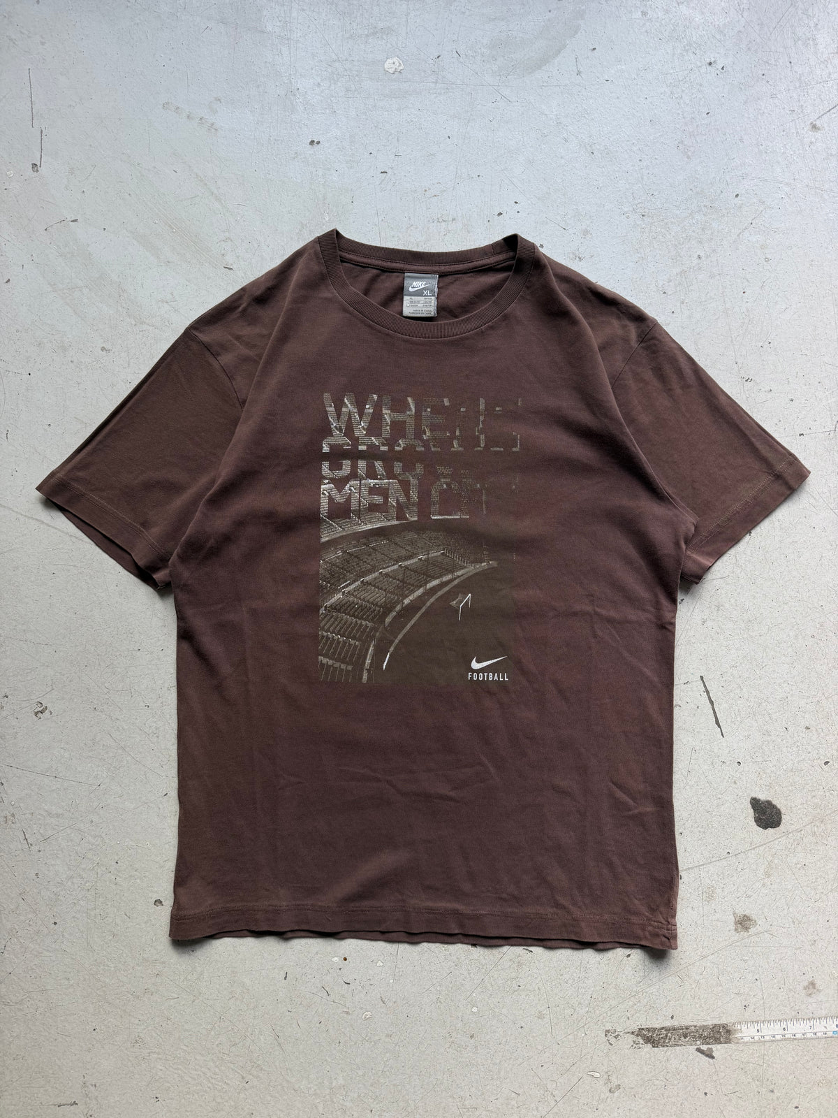 Nike Football | Graphic T-shirt | Brun | S/M