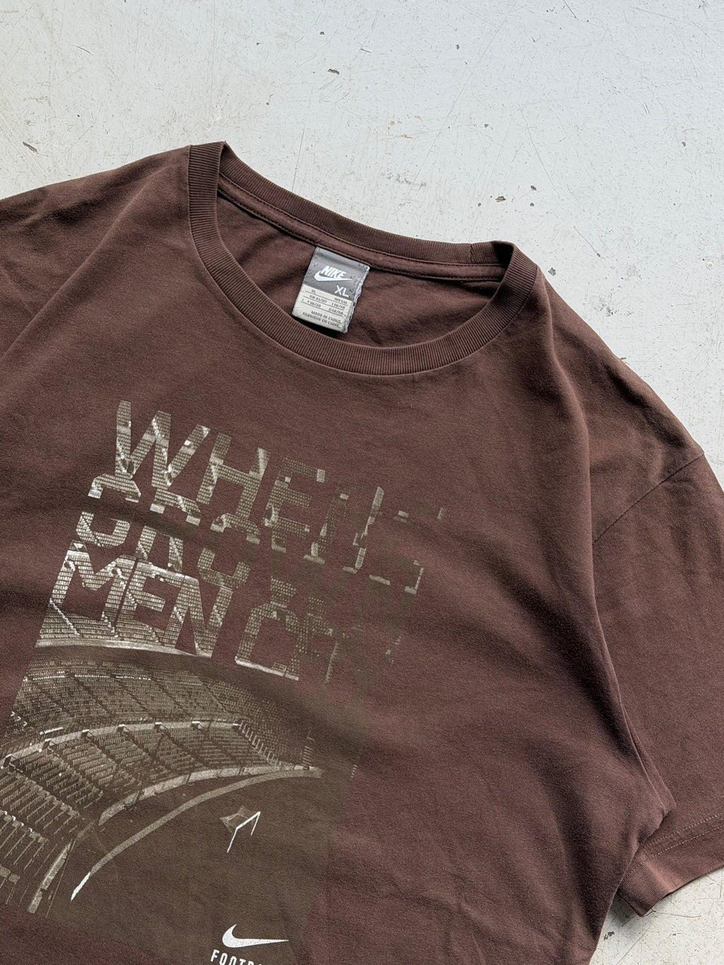 Nike Football | Graphic T-shirt | Brun | S/M