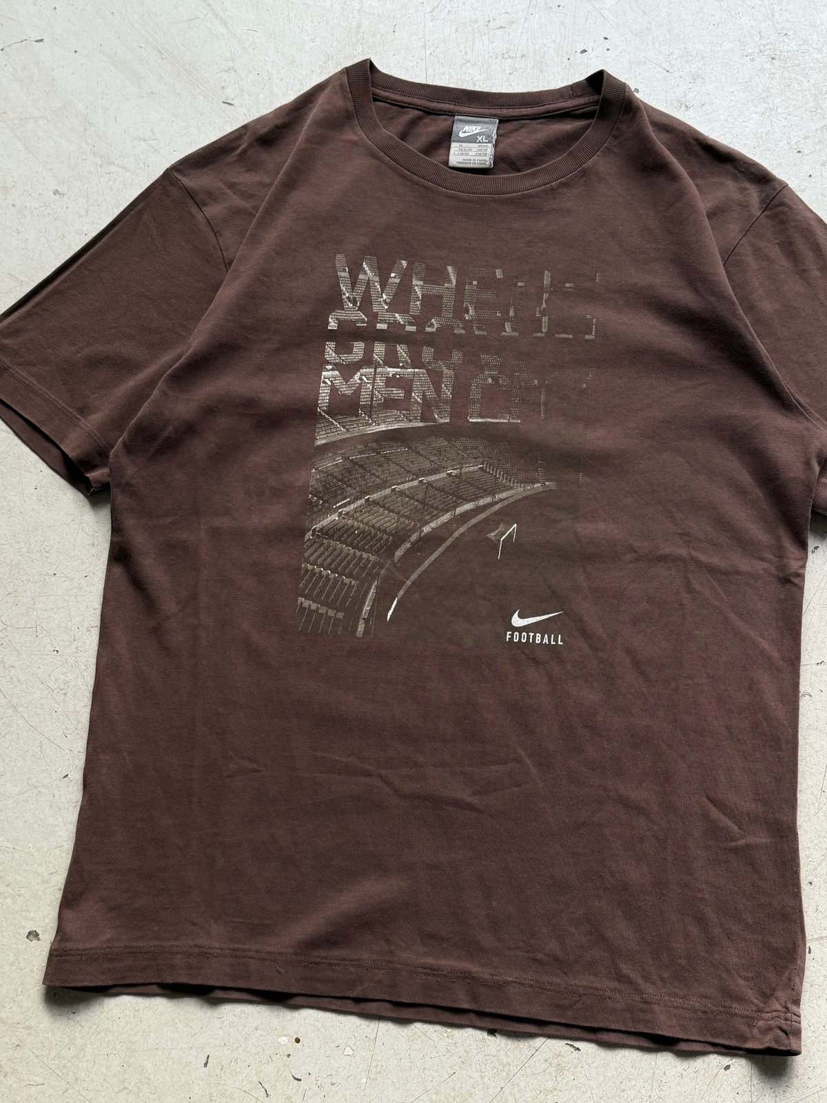 Nike Football | Graphic T-shirt | Brun | S/M