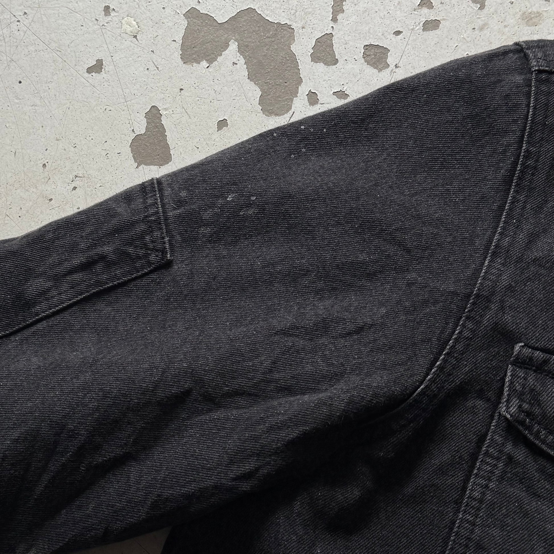 Wrangler | Denim jacket sherpa | Sort | XL