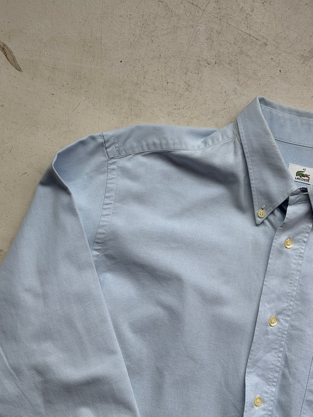 Lacoste | Oxford Skjorte | Lyseblå | L