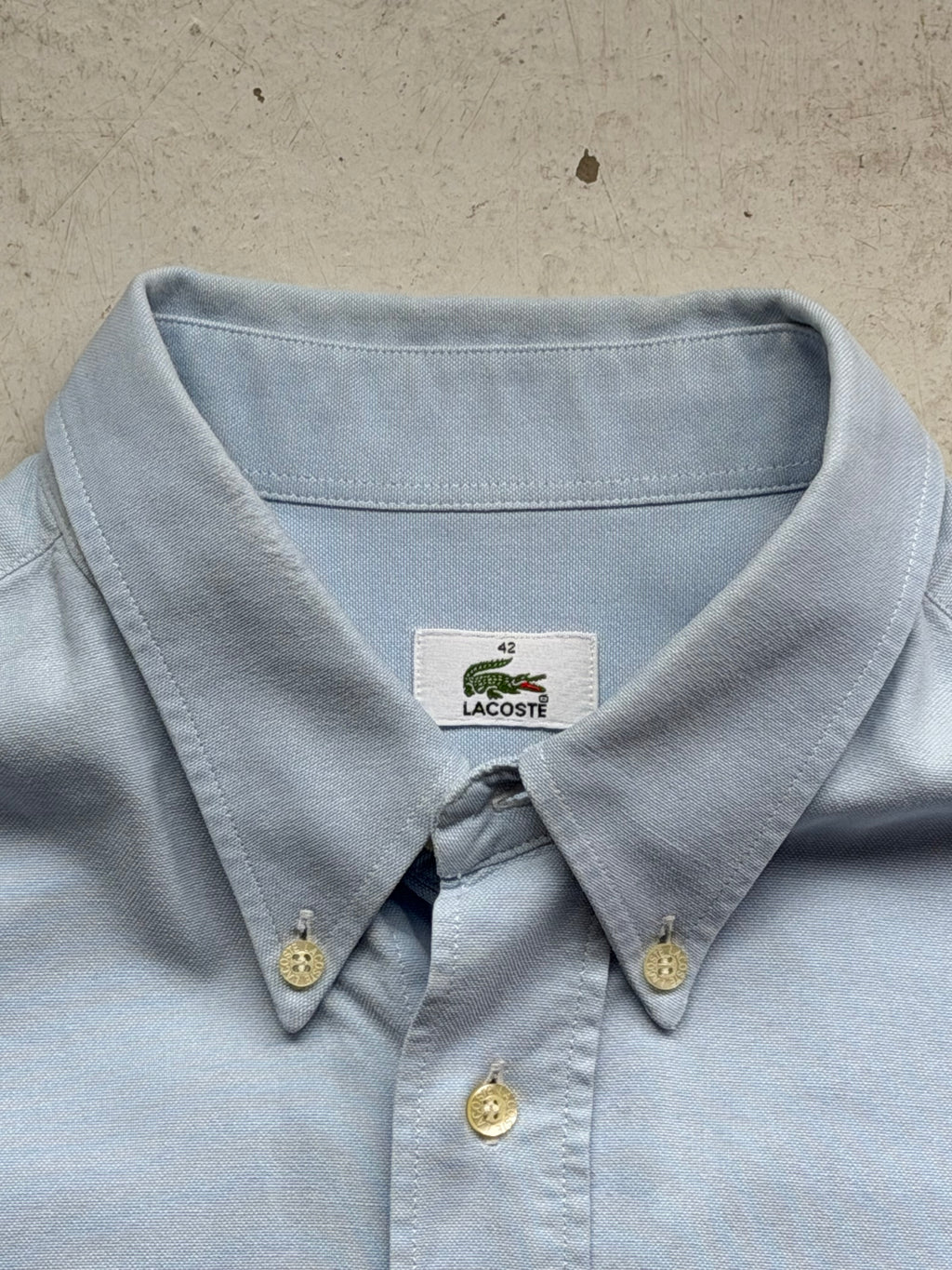Lacoste | Oxford Skjorte | Lyseblå | L
