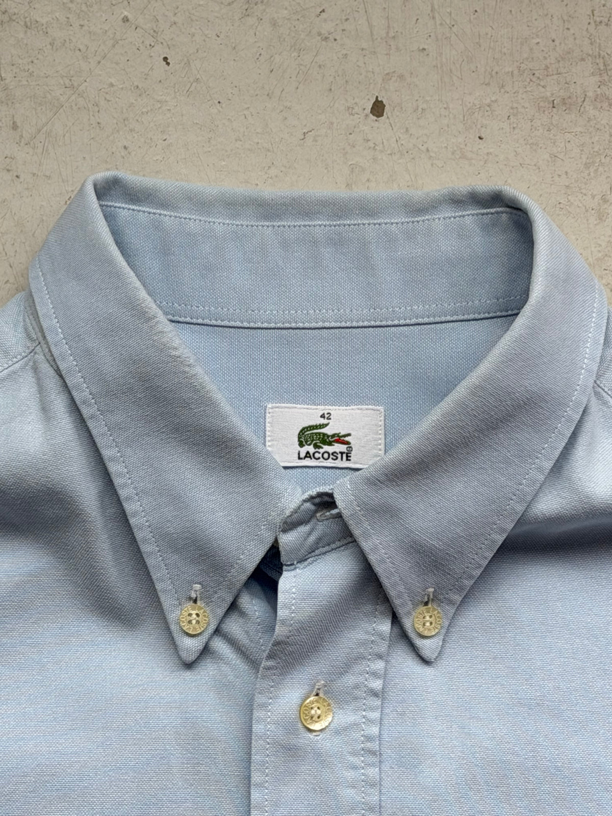 Lacoste | Oxford Skjorte | Lyseblå | L